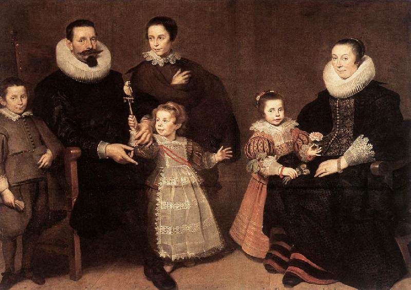 VLIEGER, Simon de Family Portrait ert oil painting picture